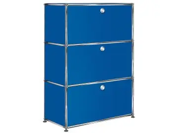 USM Haller Highboard mit 3 Klappen (enzianblau)