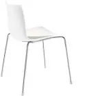 Catifa 46 Vierbein Chrom (weiß / weiß) Aktion