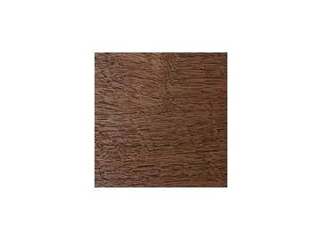 Nahaufnahme der braunen Nussbaum natur geölten Oberfläche der Sticks, die eine natürliche Maserung und Struktur aufweist - perfekt für eine Massivholz Garderobe oder Kleiderständer im Eingangsbereich.
