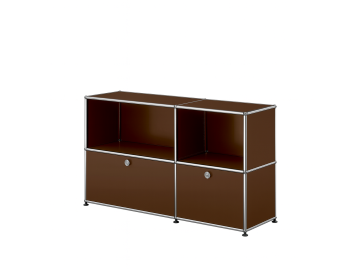 USM Haller Sideboard 750+500 mit 2 Klappen (USM braun)