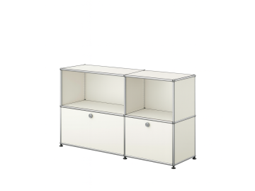 USM Haller Sideboard 750+500 mit 2 Klappen (reinweiß)