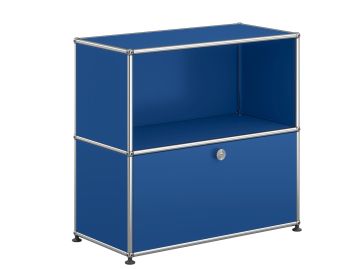 USM Haller Sideboard mit 1 Klapptür (enzianblau RAL 5010)