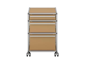 USM Haller Rollconainer in beige - Frontansicht