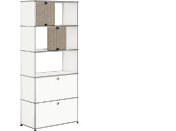 USM-Haller Regal mit 2 Soft Panel 