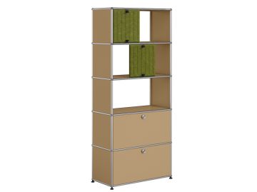 USM-Haller Regal mit 2 Soft Panel  (USM beige)