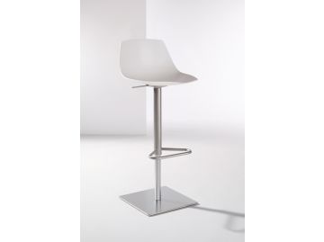 miunn barhocker second hand (weiß lackiert / baydur® ;Kunststoff)