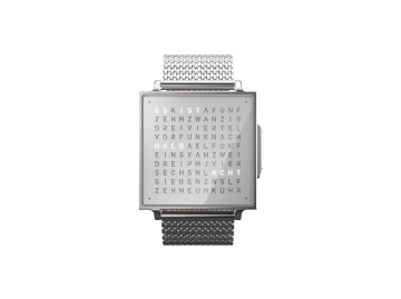 QLOCKTWO W (Fine Steel)