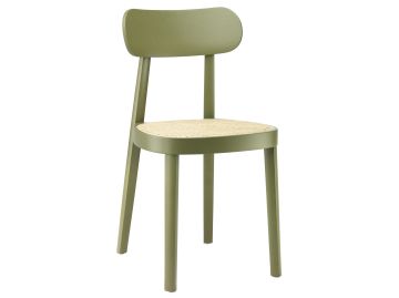 118 olive mit Rohrgeflecht