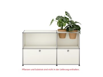 USM Haller Sideboard mit 2 Klappen und Pflanzeinsatz. Lieferung ohne Pflanzen und Substrat.