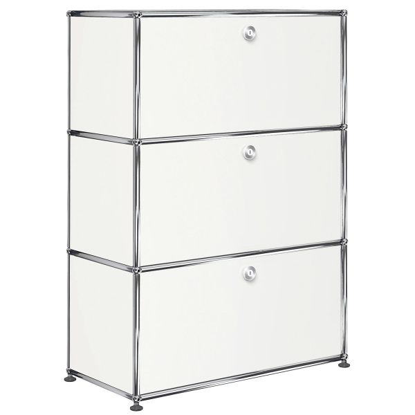 usm haller highboard mit 3 klappen weiß