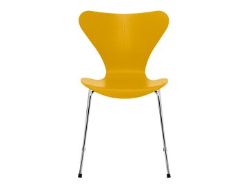 Serie 7 Stuhl 3107 lasiert true yellow