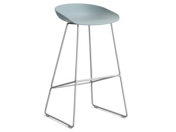 About A Stool AAS38 Standardgleiter (Sitzhöhe: 74 cm) (hellblau / dusty blue)