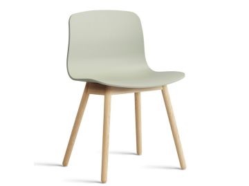 About A Chair AAC12 mit Standardgleiter (kieselgrau / pastel green)