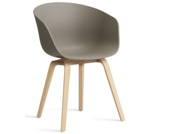 About A Chair AAC22 inkl. Filzgleiter (taupe / khaki)