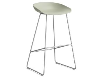 About A Stool AAS38 Standardgleiter (Sitzhöhe: 74 cm) (kieselgrau / pastel green)