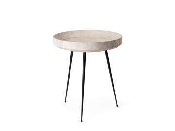 Bowl Table Waste Edition (wood waste grey)