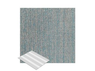 Shag Heathered Fußmatte (aqua;S (46 x 71 cm))