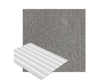 Shag Heathered Fußmatte (fog;L (91 x 152 cm))