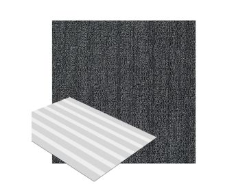 Shag Heathered Fußmatte (grau;L (91 x 152 cm))