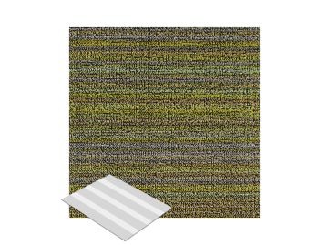 Shag Skinny Stripe Fußmatte (citron;S (46 x 71 cm))