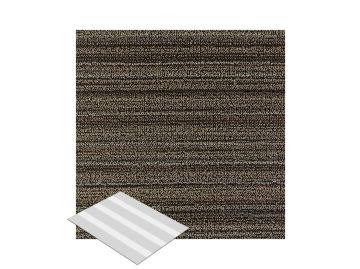 Shag Skinny Stripe Fußmatte (mushroom;S (46 x 71 cm))