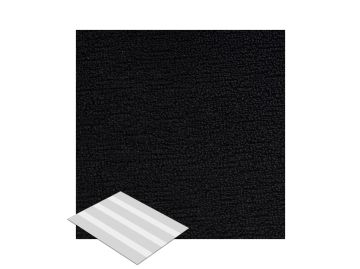 Shag Solid Fußmatte (schwarz;S (46 x 71 cm))