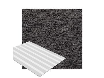 Shag Solid Fußmatte (mercury;L (91 x 152 cm))