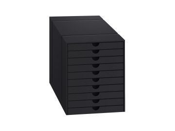 USM Haller Inos Kasten-Set C4 mit 10 Schubladen (graphitschwarz)