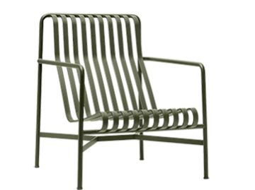 Palissade Lounge Chair oliv Hay Liste