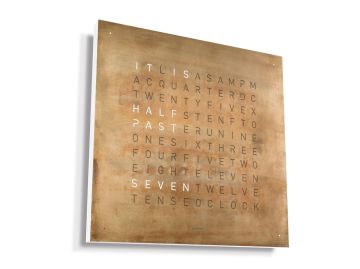 Qlocktwo Creators Ediition silver & gold