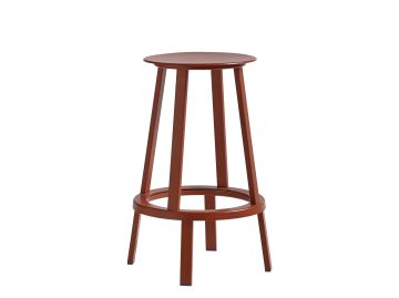 Revolver Bar Stool low (rot)