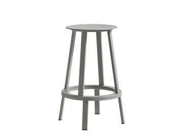 Revolver Bar Stool low (hellgrau)