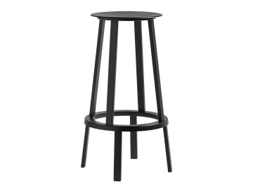 Revolver Bar Stool high (schwarz)