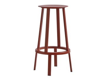 Revolver Bar Stool high (rot)