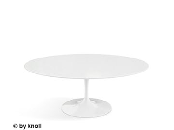 saarinen couchtisch oval laminat weiß