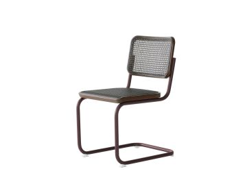 S 32 V dark melange Freischwinger (chestnut)