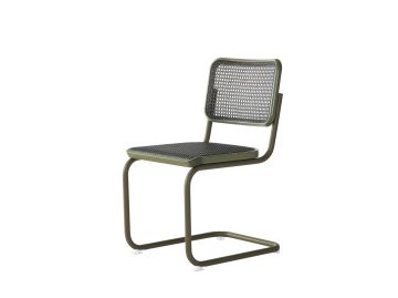 S 32 V dark melange Freischwinger (sage)
