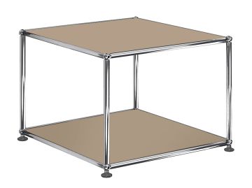 USM Haller Beistelltisch quadratisch (USM beige)