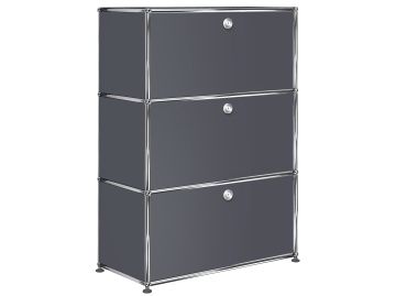 USM Haller Highboard mit 3 Klappen anthrazit