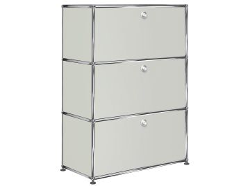 USM Haller Highboard mit 3 Klappen (lichtgrau)