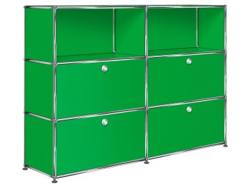 usm haller sideboard mit 4 klappen und 2 fächern usm grün