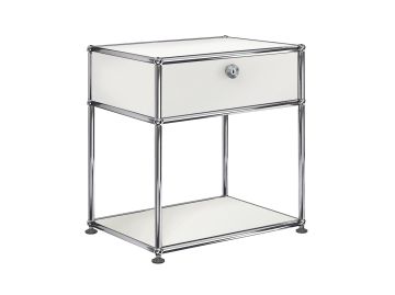 USM Haller Nachttisch H56,5 cm (reinweiss)