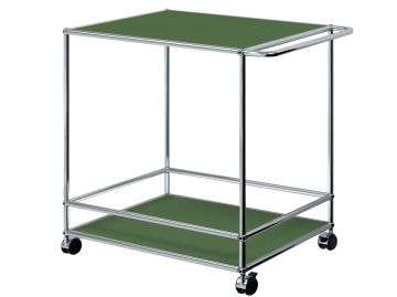 USM Haller Servierwagen in Olivgrün (Höhe 73 cm)