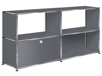 usm haller sideboard mit 1 klappe anthrazitgrau