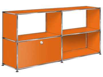 usm haller sideboard mit 1 klappe reinorange