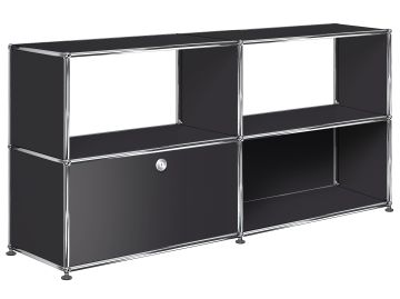 usm haller sideboard mit 1 klappe graphitschwarz