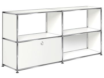 usm haller sideboard mit 1 klappe reinweiß