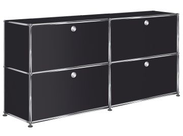 USM Sideboard 4 Klapptüren schwarz