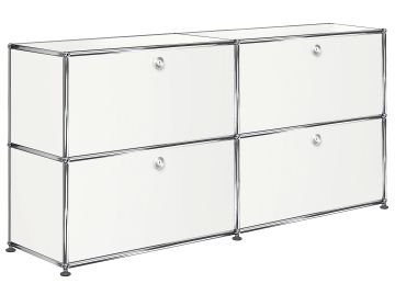 USM Sideboard 4 Klapptüren weiss