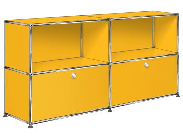 USM Haller Sideboard mit 2 Schubladen goldgelb